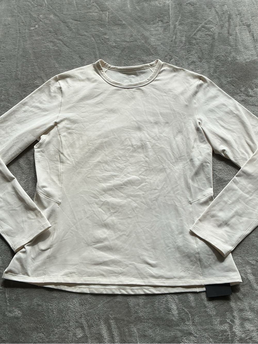 Arcteryx Rho Crew Neck Long Sleeve Base Layer Shirt Women’s XL Arctic Silk NEW